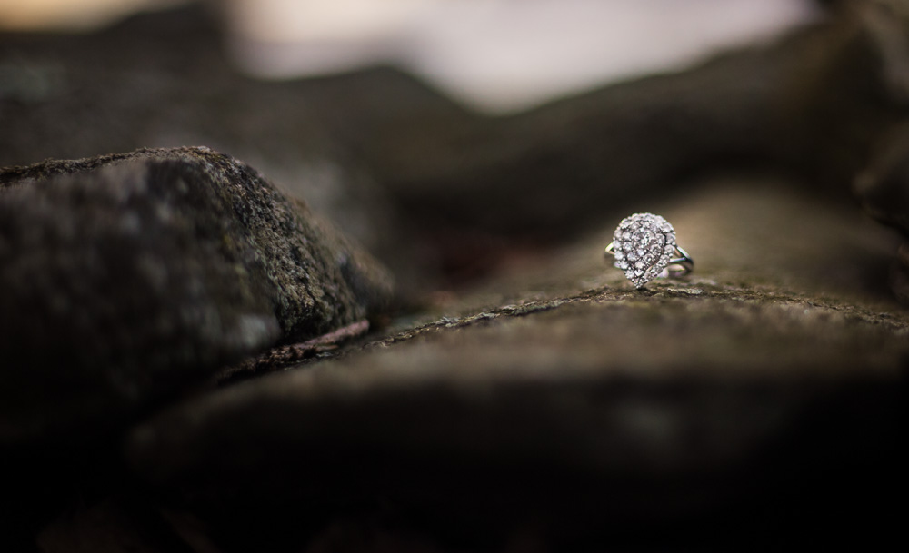 engagement ring at topsmead