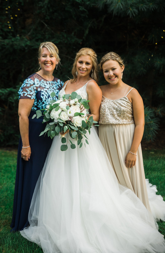 family formal at woodwinds connecticut wedding