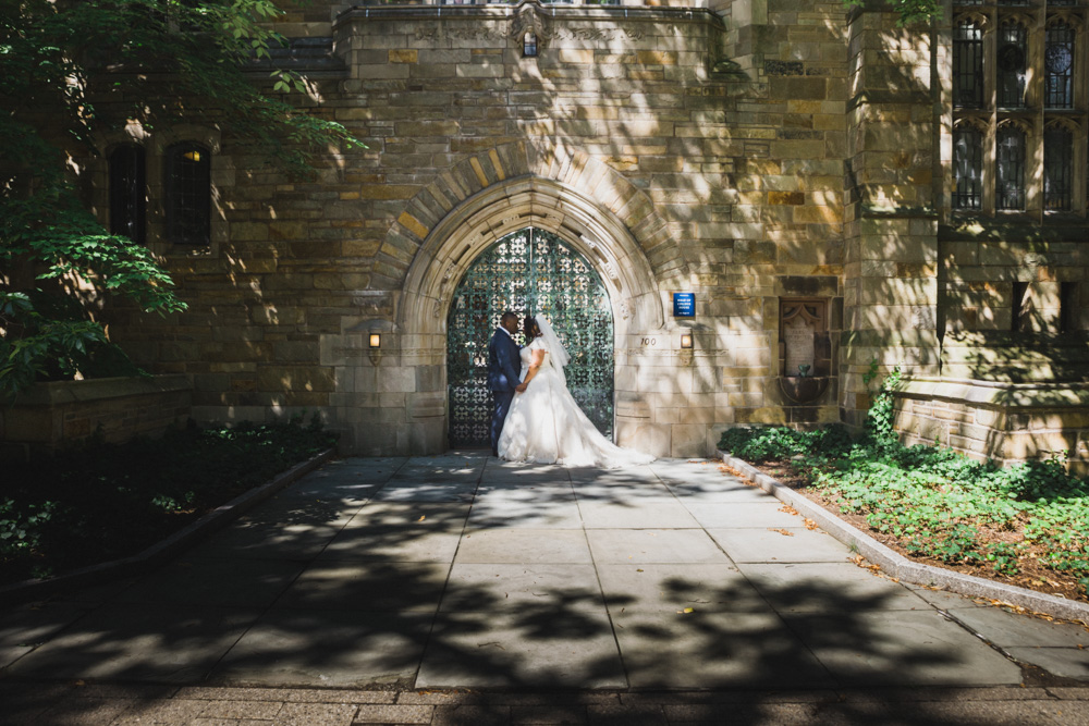 portraits at Yale for a  new haven wedding 
