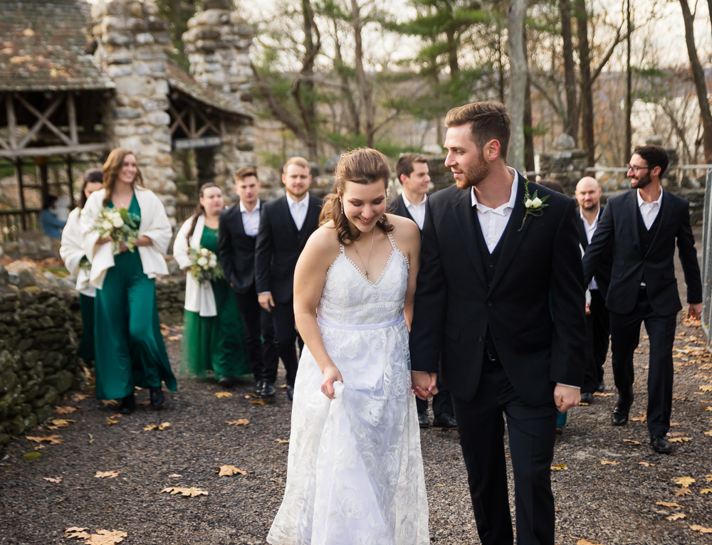 small Connecticut wedding at Gillette Castle taken by photographer Raina McMillan 