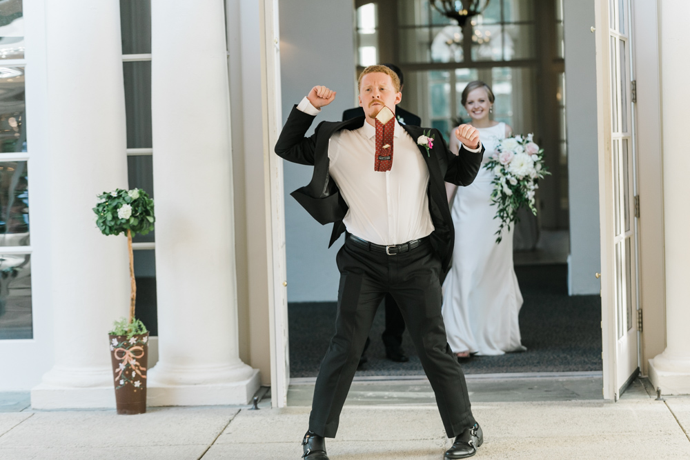 Best man introduction at a wadsworth mansion wedding