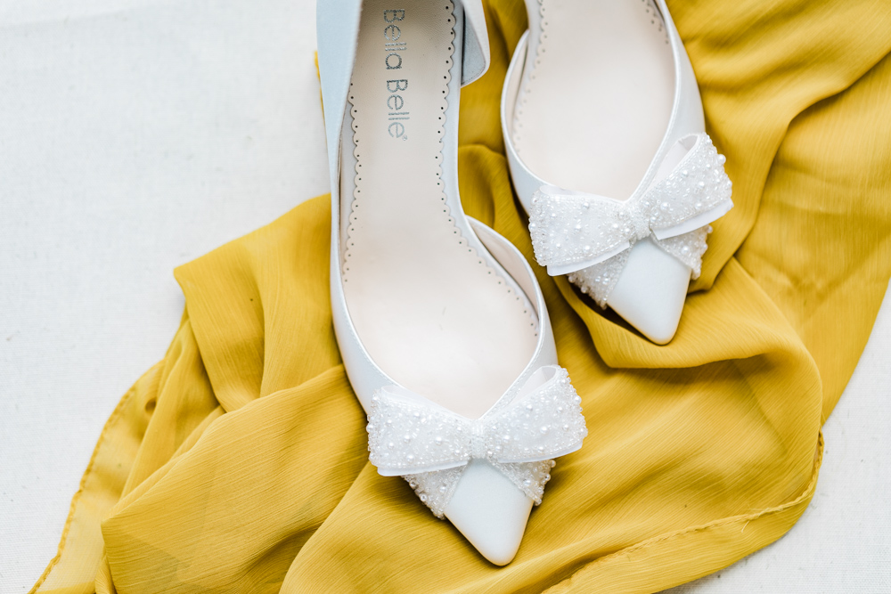 New England wedding photographer's photo of Bella Belle shoes at the Park Chateau